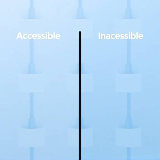 Exemple de contraste de couleurs acceptable et inacceptable pour l'accessibilité.